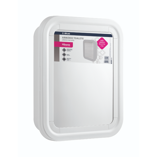 [PR5055-2] GABINETE P/BAÑO TOILETTE PLASTICO BLANCO