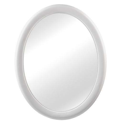 [5110-2] *ESPEJO OVAL C/MOLDURA 3PZ BLANCO