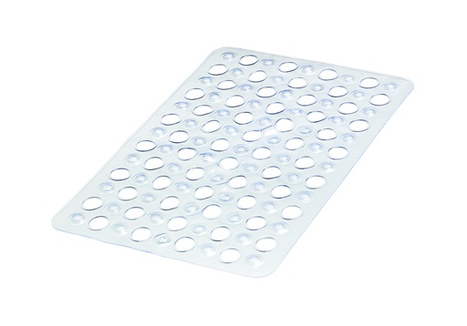 [PR2616-2] TAPETE P/BAÑO TRANSPARENTE 48X32CM