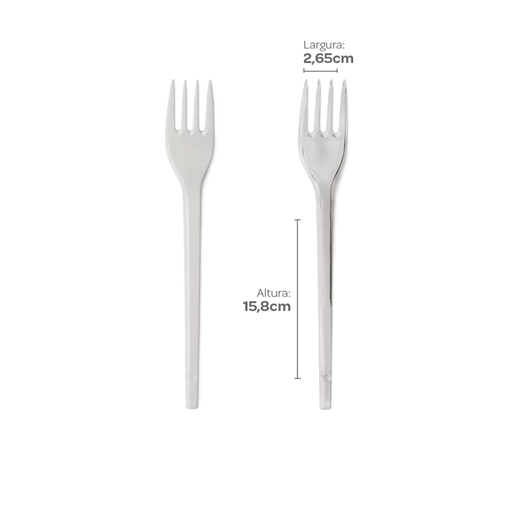 [S149-S10330440] TENEDOR BLANCO 15,7 CM PS CAJA X 1000 UNID