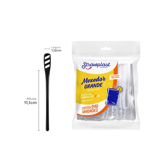 [S644-S10200011] REVOLVEDOR NEGRO 11cm PS PAQ. X 240 UNID