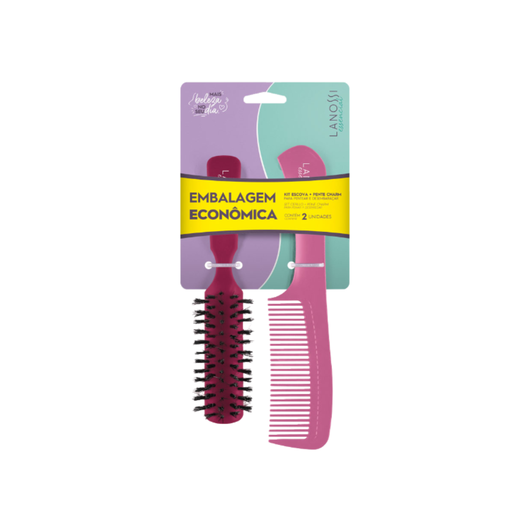 [LS0075] SET CEPILLO + PEINE CHARM