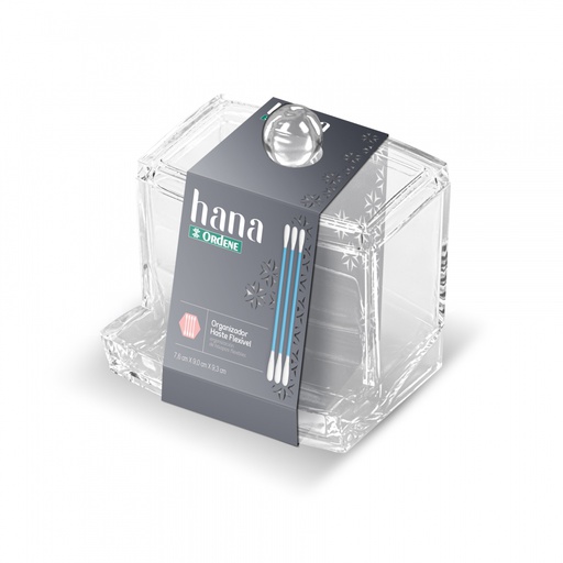 [OR87110] ORGANIZADOR TRANSPARENTE P/COTONETES