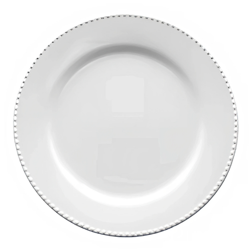 [PL442712] PLATO LLANO DE 27cm - PERLA