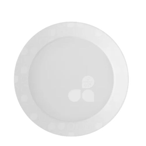 [S265-S10270106] PLATO REDONDO 15cm PS BLANCO PAQ X. 10 UNID