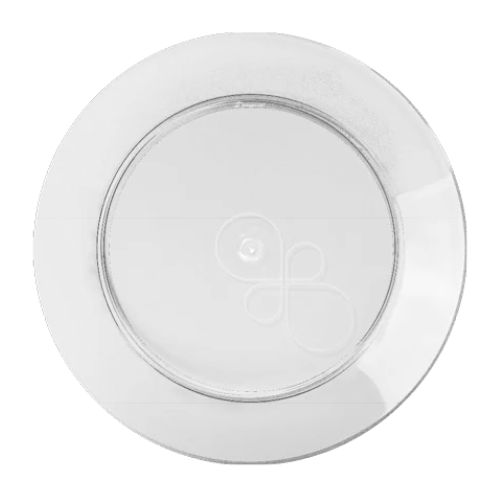 [S273-S10270123] PLATO REDONDO 21cm PS BLANCO PAQ X. 10 UNID