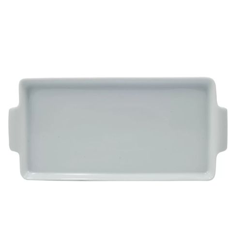 [00787-027214] BANDEJA RECTANGULAR C/ALA 27 x 12,8cm PORCELANA