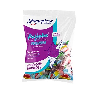 [S235-S10230050] CUCHARITA PEQUEÑA 7,5cm SURTIDAS  PS (1/500)