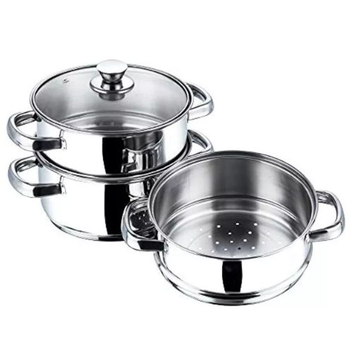 [BSSH3-20] OLLA CON 2 VAPORERAS