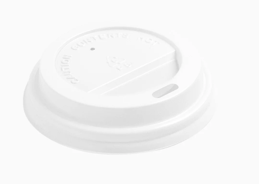 [TCAFEB180] TAPA PP CAFE BLANCO 6oz - 180cc x 50un.
