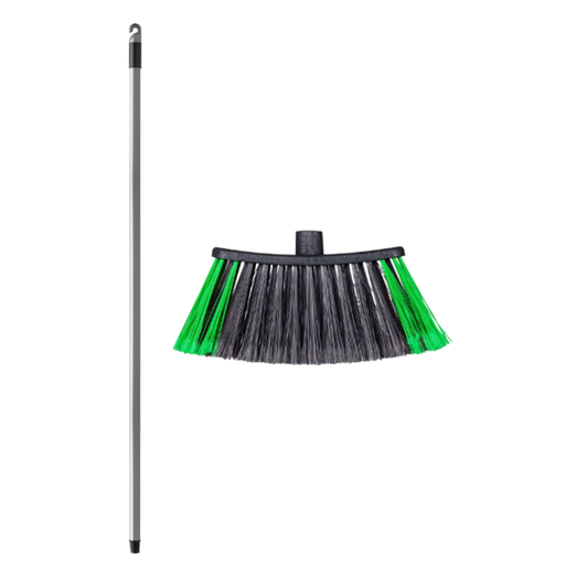 [SP9676VDC] ESCOBA ECONOMICA VERDE C/CABO (SP9676VD + 9012)