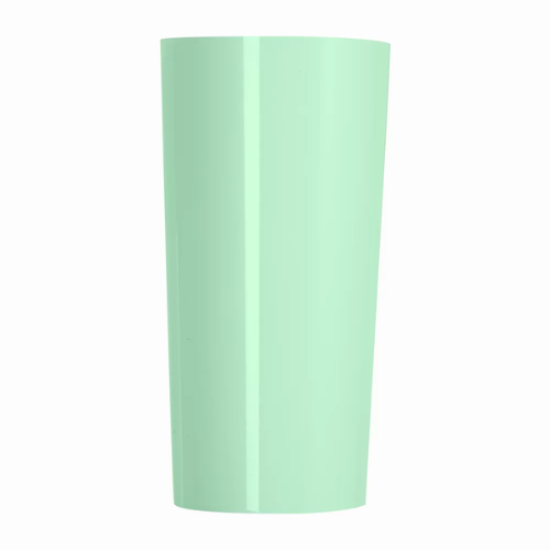 [S1065] VASO LARGO 340ml VERDE PS PAQ. X10 UNID