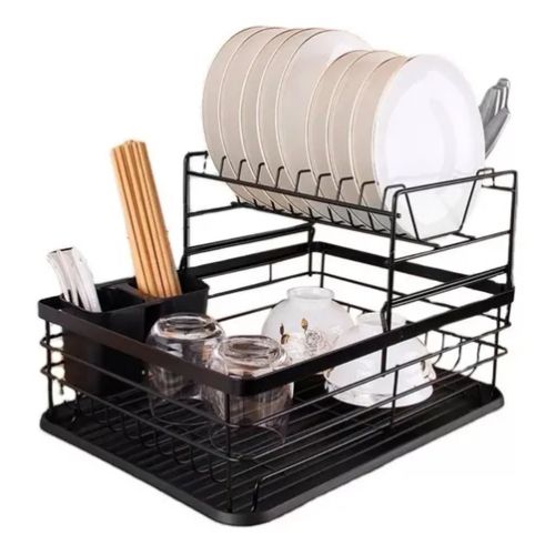 [BS037] ESCURREPLATOS 2 NIVELES C/BANDEJA