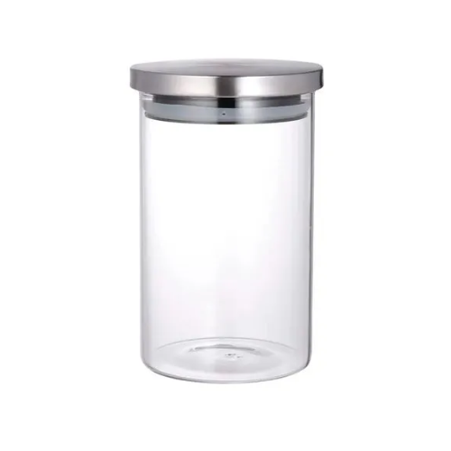 [YX-23] FRASCO DE VIDRIO TAPA METAL - 600ml