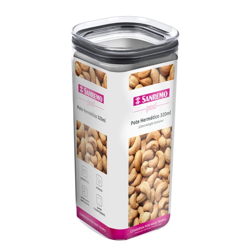 [SR4032] POTE CRISTAL CON TAPA 320ML