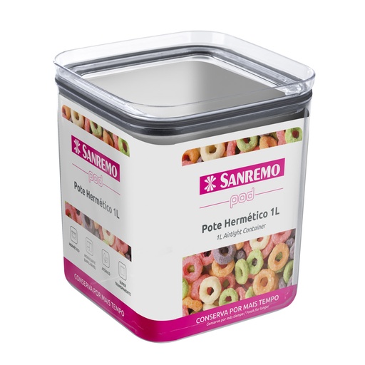 [SR4100] POTE CRISTAL CON TAPA 1000ML