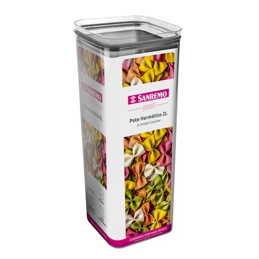 [SR4200] POTE CRISTAL CON TAPA 2000L