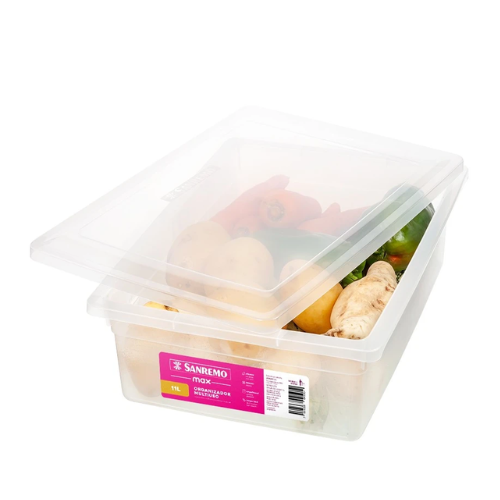 [SR2511] CAJA ORGANIZADORA TRANSPARENTE 11lts