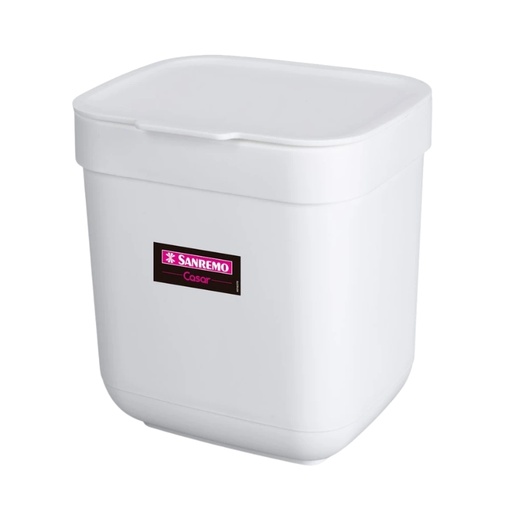 [SR1324] PAPELERA P/MESADA BLANCO