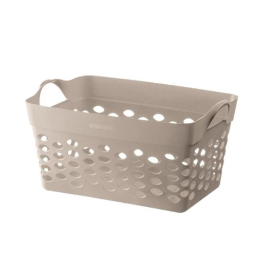 [OR52400] CESTO FLEXIBLE RECT 22lts BEIGE