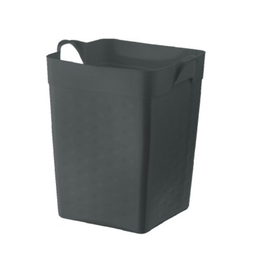 [OR52381] CESTO FLEXIBLE CUAD 18lts CONCRETO