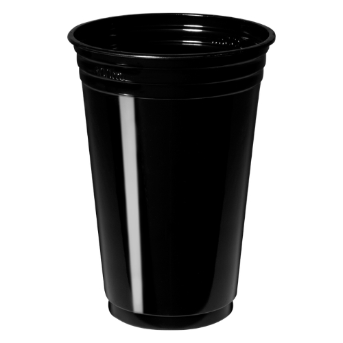 [PPT-330NE] VASO DESCARTABLE DE 300ml PP NEGRO NEÓN (25 UN)