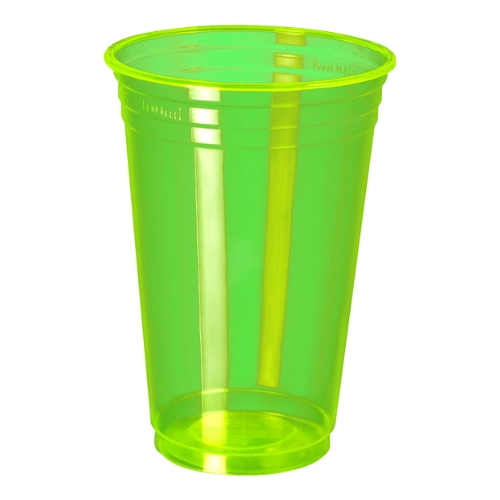 [PPT-330L] VASO DESCARTABLE DE 300ml PP LIMON NEÓN (25 UN)
