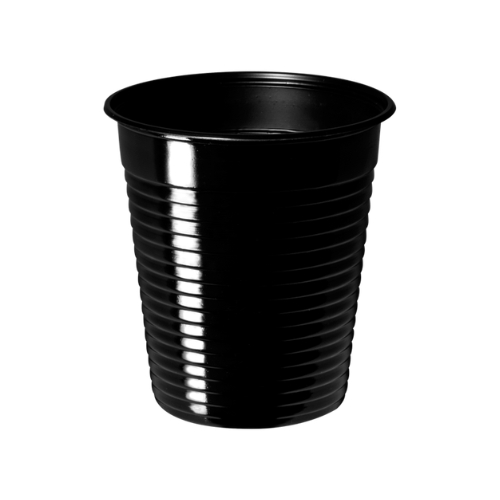 [SMB-200] VASO DESCARTABLE 200ml NEGRO FIESTITA X 50UNID.