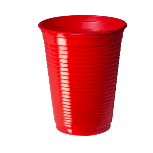 [SMV-200] VASO DESCARTABLE 200ml ROJO FIESTITA X 50UNID.