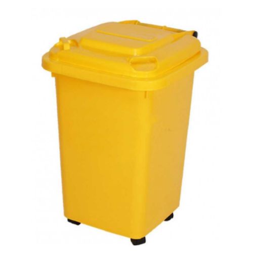 [YH3017AM] CONTENEDOR P/RESIDUO 50L AMARILLO ARMADO