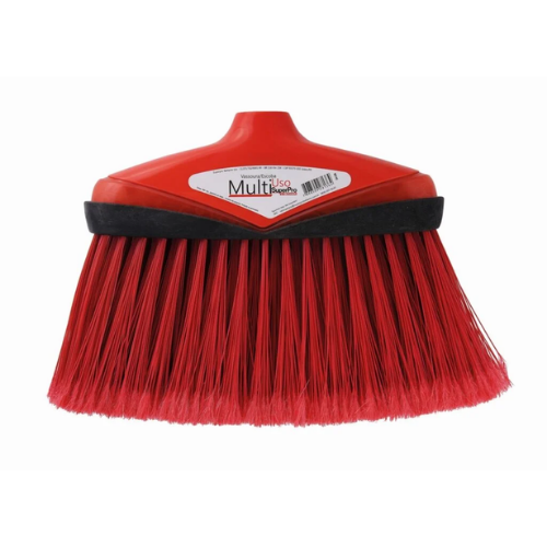 [9674C] ESCOBA MULTIUSO C/CABO COLOR ROJO
