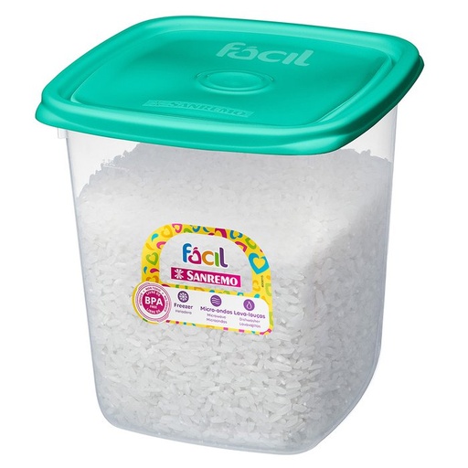 [147/6] TAPER CUADRADO ALTO 1700ml