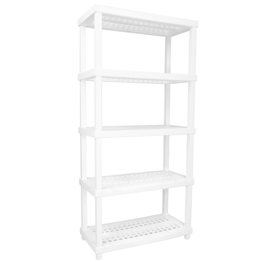 [40200] ESTANTERIA P/250kg C/5 ESTANTES BLANCA