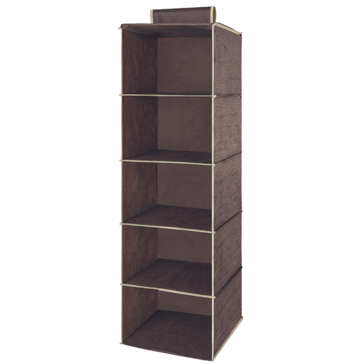 [OR64000] *ESTANTE PLEGABLE MARRON 5 REPARTICIONES.