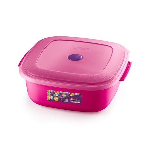 [SR460/4] *TAPER CUAD. 2500ml ROSADO