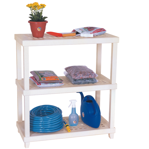 [40000] *ESTANTERIA P/150kg C/3 ESTANTES BLANCA