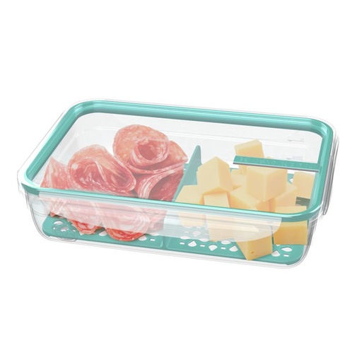 [SR1742/22] TAPER CON TRABA Y DIVISION de 1600ml - VERDE