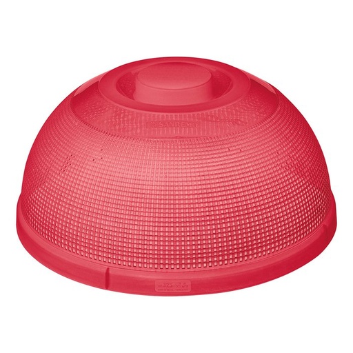 [SR325/3] TAPA PARA COMIDA CALADA ROJO CHEF