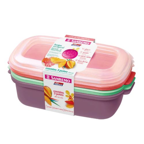 [SR380/3C] SET DE 3 TAPERS RECTANGULARES DE 1100ml